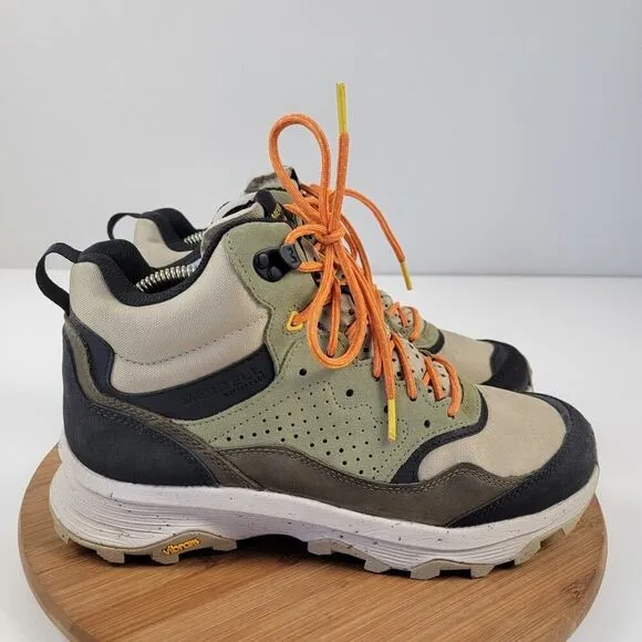 Merrell J004535 Mens Speed Solo Mid Waterproof Hiking Boots Shoe Sz 9.5 Outdoor