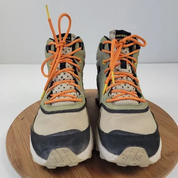 Merrell J004535 Mens Speed Solo Mid Waterproof Hiking Boots Shoe Sz 9.5 Outdoor