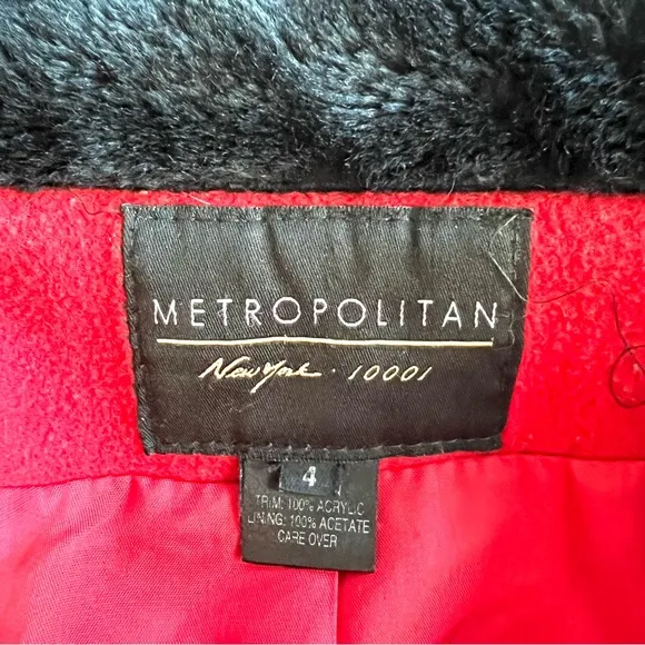 METROPOLITAN NEW YORK 80’s Coat