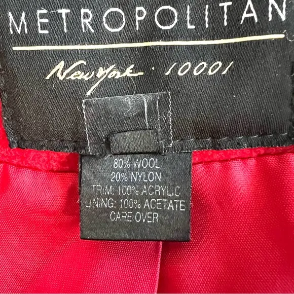 METROPOLITAN NEW YORK 80’s Coat
