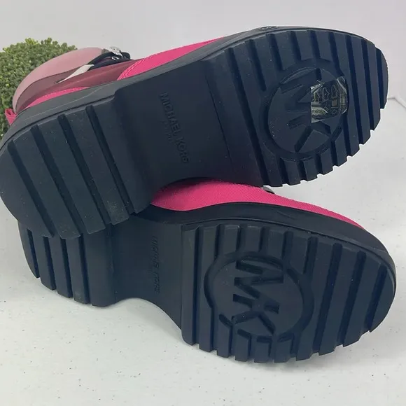 Michael Kors Dupree Hiker Booties Merlot Multi Size 8 1/2 NIB