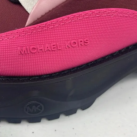 Michael Kors Dupree Hiker Booties Merlot Multi Size 8 1/2 NIB