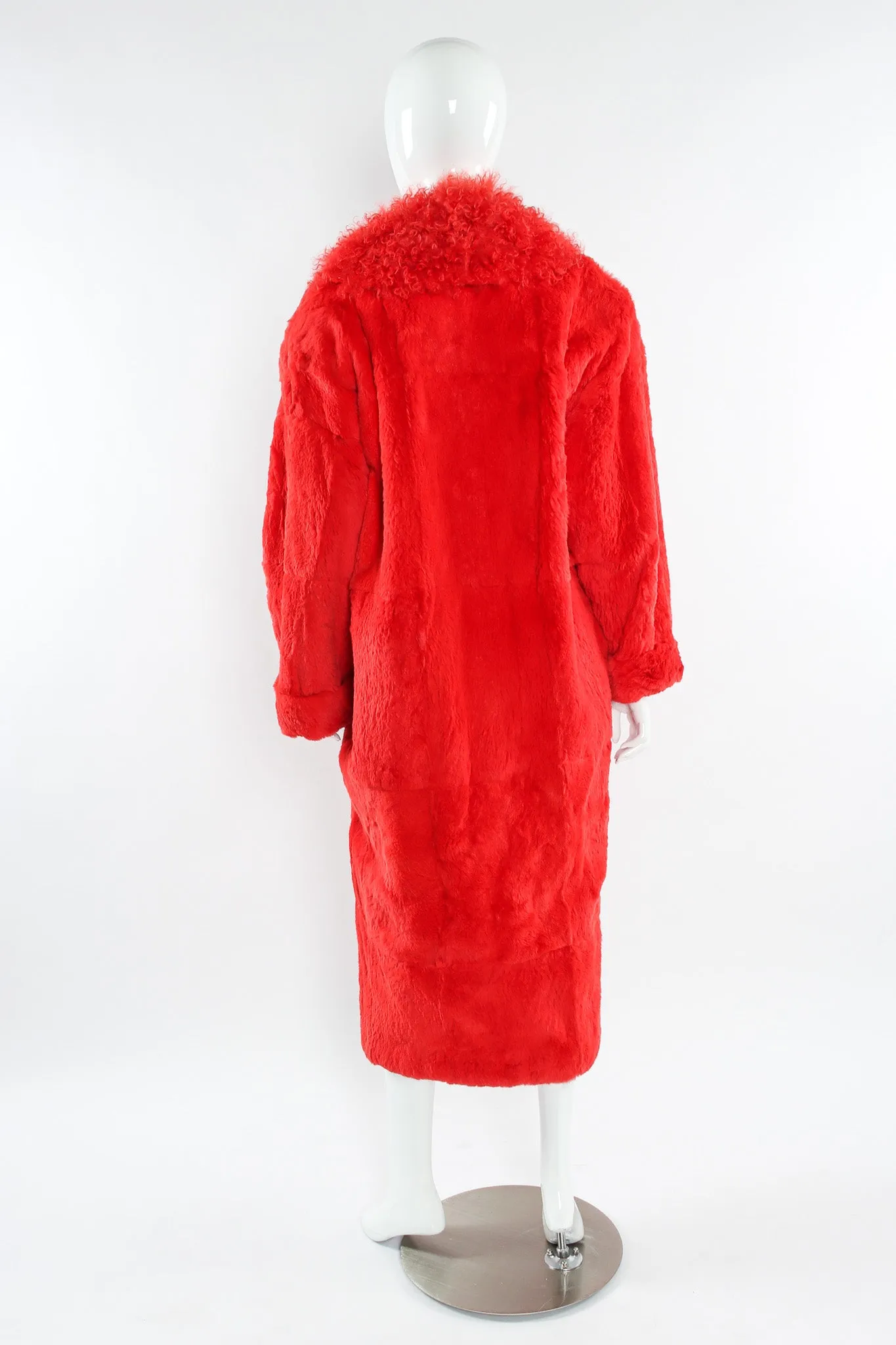 Mongolian Fur Panel Coat