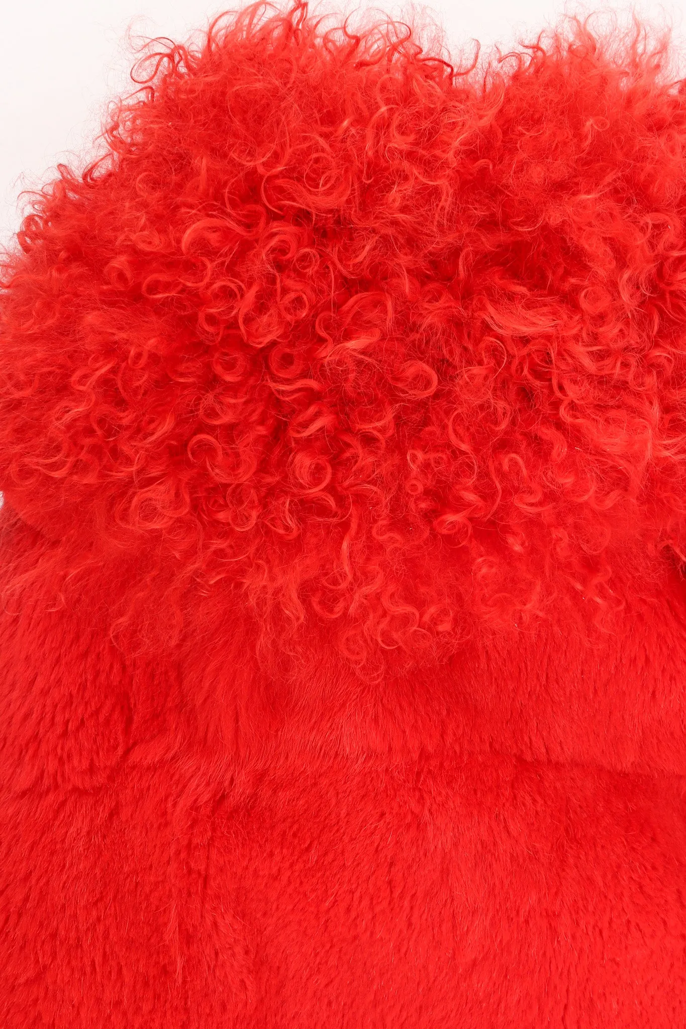 Mongolian Fur Panel Coat