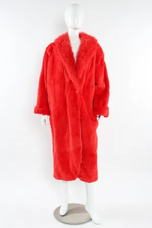 Mongolian Fur Panel Coat
