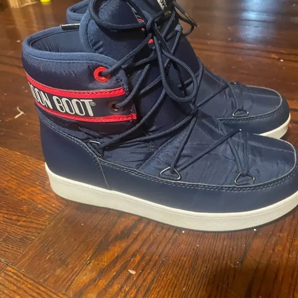 Moon Boot Blue Neil Vintage- EUC