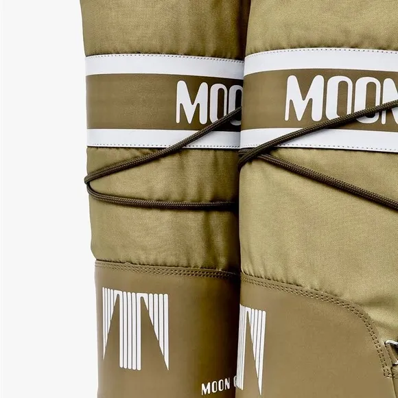 Moon Boot olive/Winter Rain Boots with Classic Silhouette Size11-13 Men $180 New