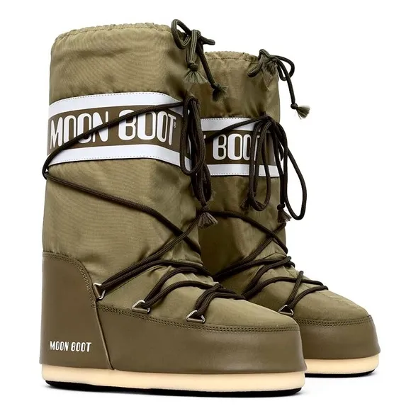 Moon Boot olive/Winter Rain Boots with Classic Silhouette Size11-13 Men $180 New
