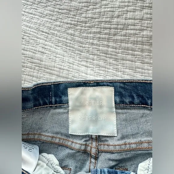 MOTHER High Waisted Double Heel Jeans Size 26