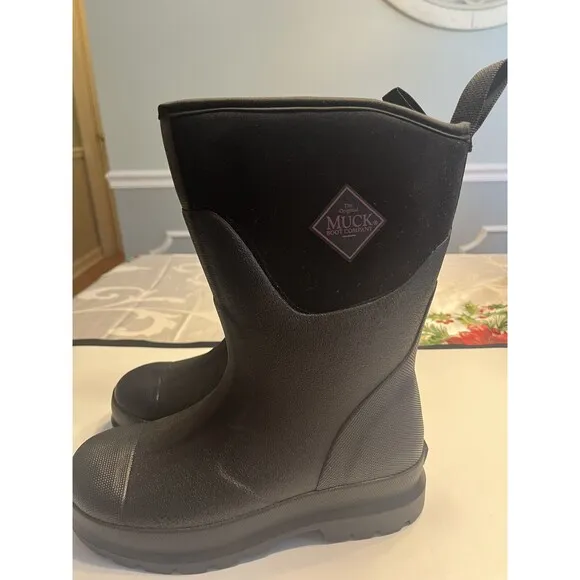Muck Boots Mid Calf Black Rain Mud Barn - Style # 010021 HTM - Women’s Sz 6