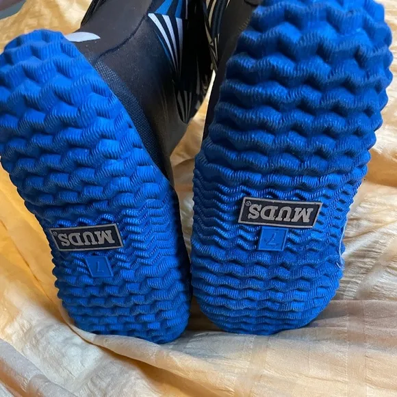 Muds by Nobel Outfitters Insulated Kid Safe Muck Boots! size 7K NWTS Reflective