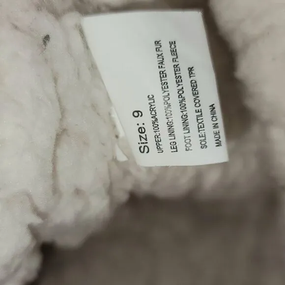 Muk Luk | Snowflake Shearling Lined Knit Boots