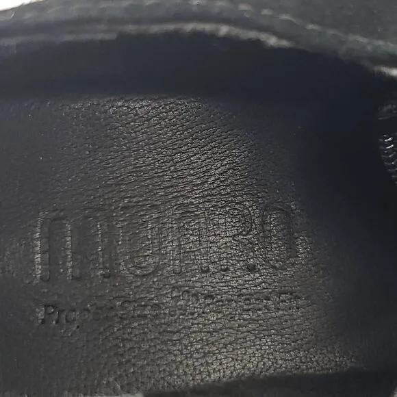Munro Women Open Toe Ankle Boots Luisa Black 8.5