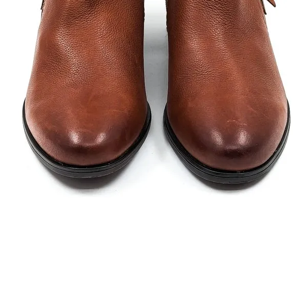 Naturalizer Women Denali Brown Leather Dressy Office Boots size 12