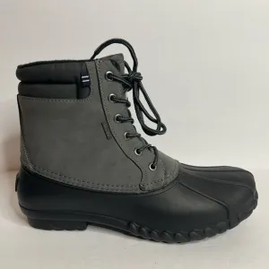 Nautica Men’s Cold weather boots duck toe, Channing charcoal‎ black size 10