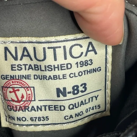 Nautica Men’s Cold weather boots duck toe, Channing charcoal‎ black size 10