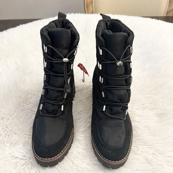 NEW $175 BLONDO Daylor Black waterproof insulated winter boots women size 10