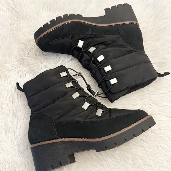 NEW $175 BLONDO Daylor Black waterproof insulated winter boots women size 10