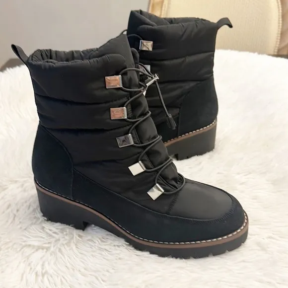 NEW $175 BLONDO Daylor Black waterproof insulated winter boots women size 10