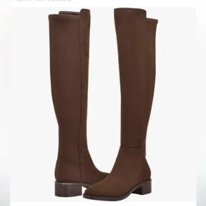 NEW $310 Calvin Klein Deedee 2 Dark brown knee high boots women size 6