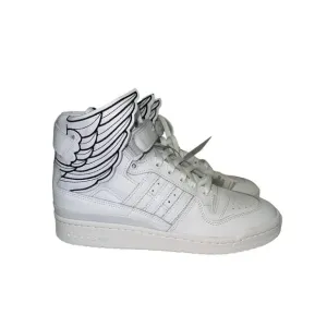 NEW! Adidas x Jeremy Scott  JS Wings 4.0 High Forum Shoes White Men's Size 10