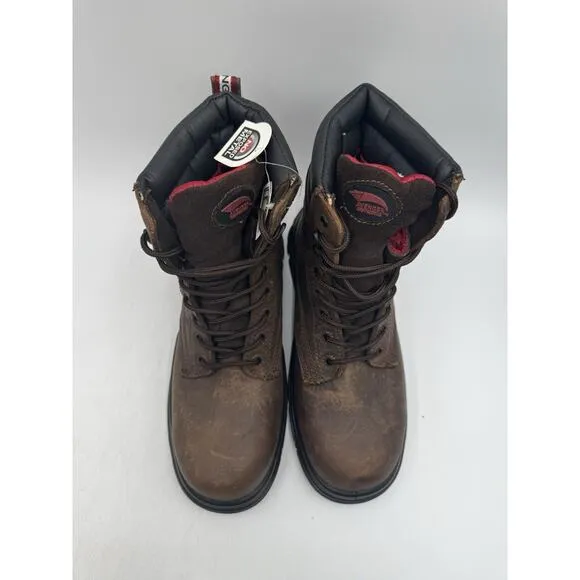 NEW Avenger A7266 Men's Composite Toe Work Boot Brown US Size 7.5 Medium NIB