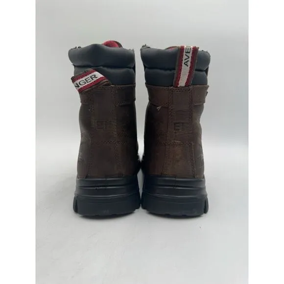 NEW Avenger A7266 Men's Composite Toe Work Boot Brown US Size 7.5 Medium NIB