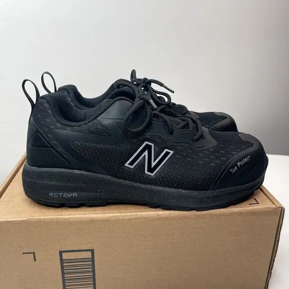 New Balance | Men | 8 | Logic Comp Toe Work Shoes | Black Grey | New