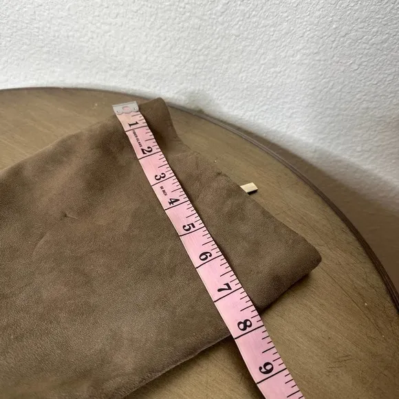 NEW Bandolino Thigh High Tall Boots Heels Suede Side Zipper Almond Toe Brown 9.5
