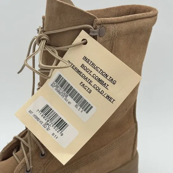New Belleville Combat Boots Gore-Tex Mens Intermediate Cold/Wet Suede Army 9.5