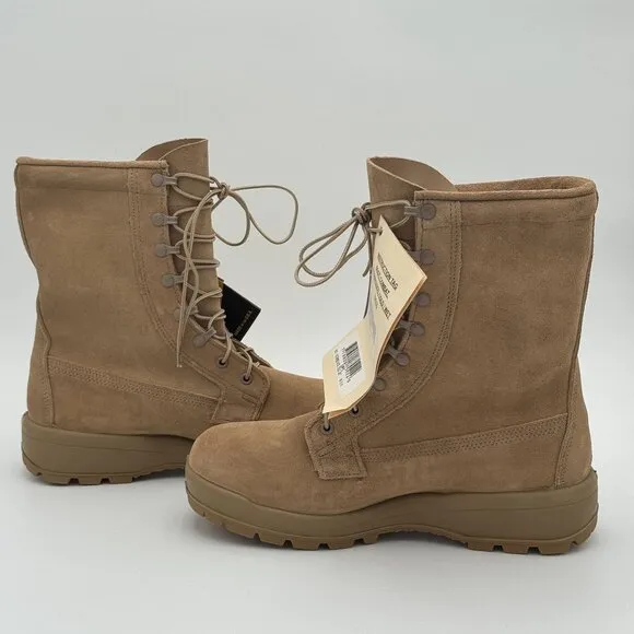 New Belleville Combat Boots Gore-Tex Mens Intermediate Cold/Wet Suede Army 9.5