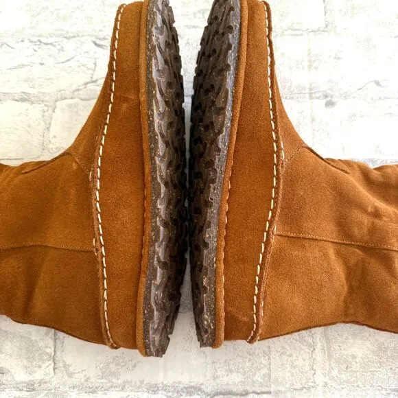 New Birkenstock Women Lahti Genuine Shearling Boot Sz 38 (7.5) Runs Small