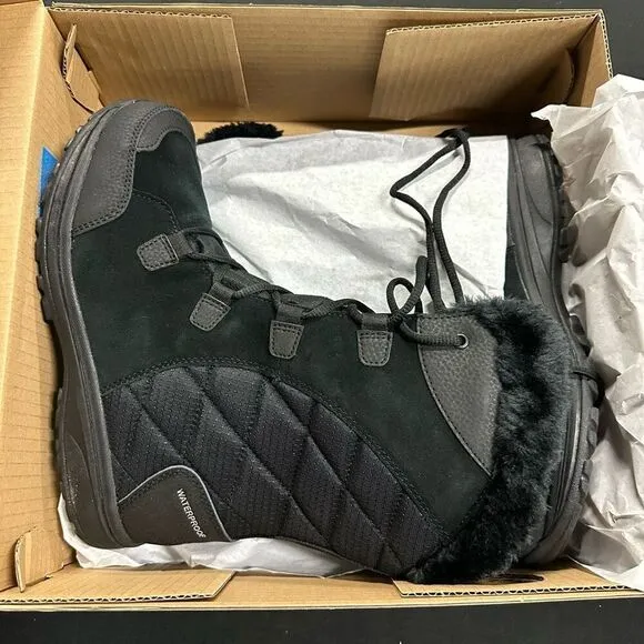 New Columbia Black Ice Maiden II Insulated Waterproof Winter Boots 9