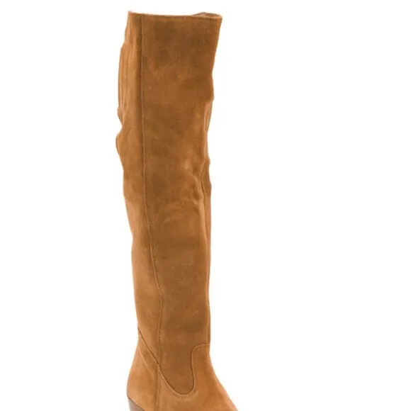 NEW DIBA TRUE Suede Cinna Full High Shaft Boots sable for women 364mn