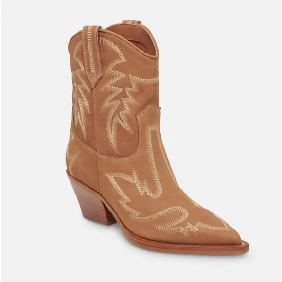 NEW DOLCE VITA women whiskey &amp; spice boots in whiskey tan