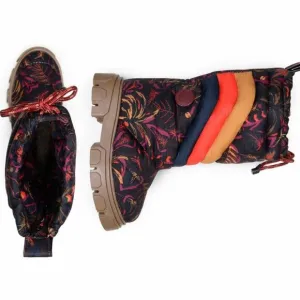 NEW FARM RIO Made In Brazil Sunset Forest Puffy Tall Boots for women 1065tn