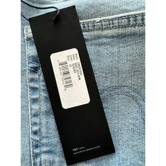 New ~ Free People ~ EDWIN ~ Women's Reverie Bree Jeans Size 33