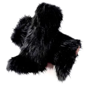 New Glammed Out Faux Fur Knee High Boots