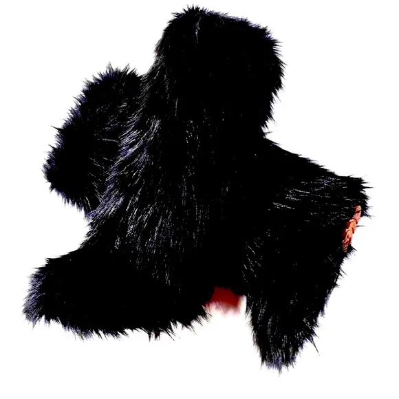 New Glammed Out Faux Fur Knee High Boots