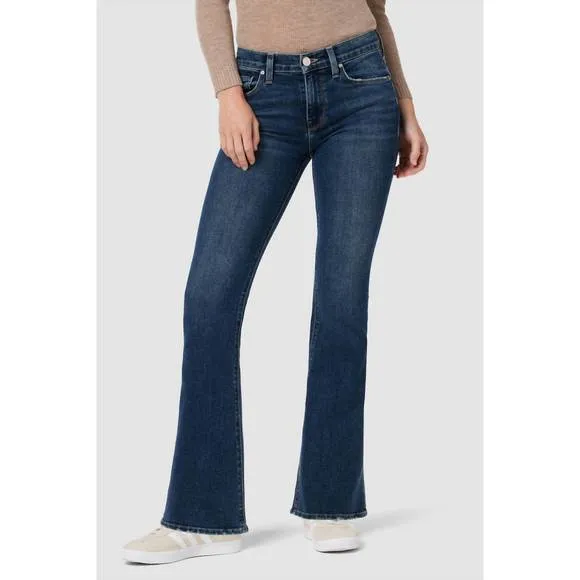 NEW HUDSON nico mid-rise bootcut barefoot jean in message
