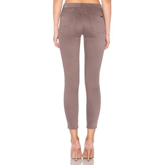 NEW HUDSON nico midrise ankle super skinny in umber