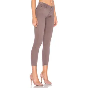 NEW HUDSON nico midrise ankle super skinny in umber