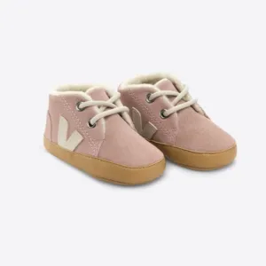 New in Box Veja Baby Girls Babe Pierre Winter Suede Booties Soft Crib Shoes 4c