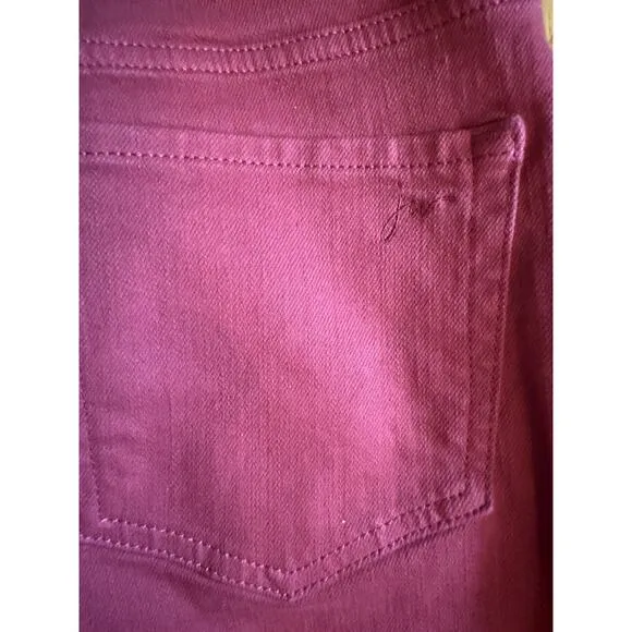 New Johnny Was Marseille Baby Boot Jeans JW1011CN8 Size 26 Cranberry
