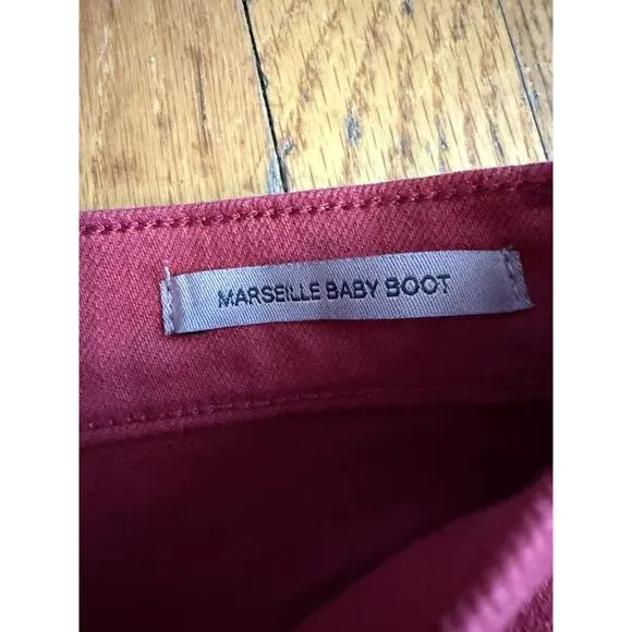 New Johnny Was Marseille Baby Boot Jeans JW1011CN8 Size 26 Cranberry