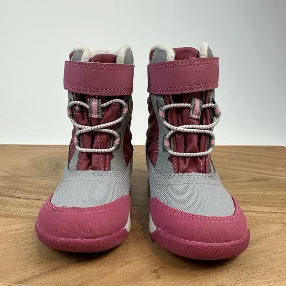 New Kids Merrell Snow Storm 2.0 Purple Insulated Waterproof Winter Boots Size 5C