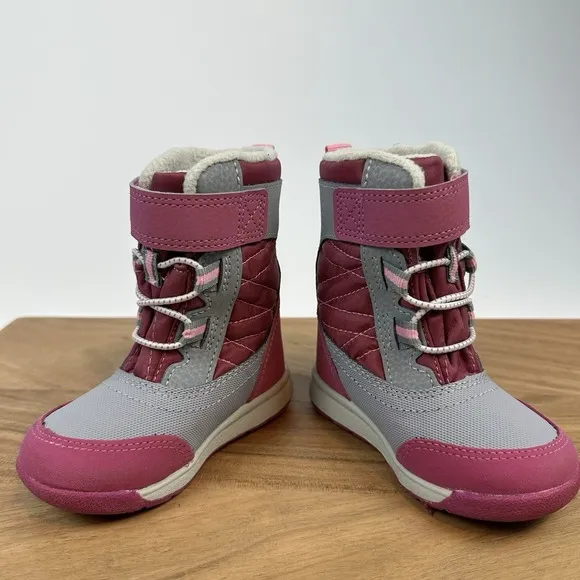 New Kids Merrell Snow Storm 2.0 Purple Insulated Waterproof Winter Boots Size 5C