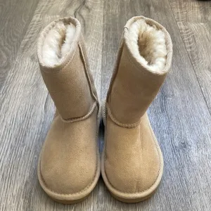 New Kids UGG Australia Toddler Classic Short Sand Sheepskin Winter Warm Boot