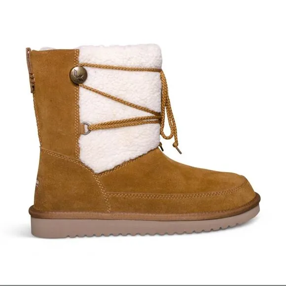 New KOOLABURRA BY UGG Chestnut Brown Size 8 Boots “Michon Short”