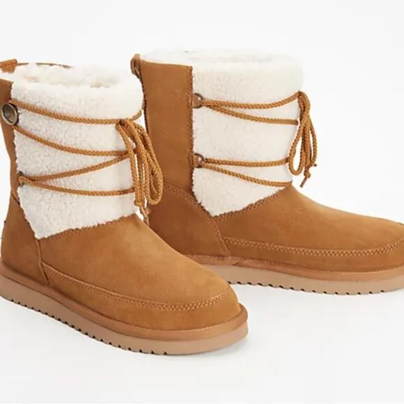New KOOLABURRA BY UGG Chestnut Brown Size 8 Boots “Michon Short”
